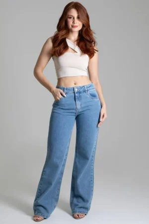 Calça Jeans Sawary Wide Leg – 278588