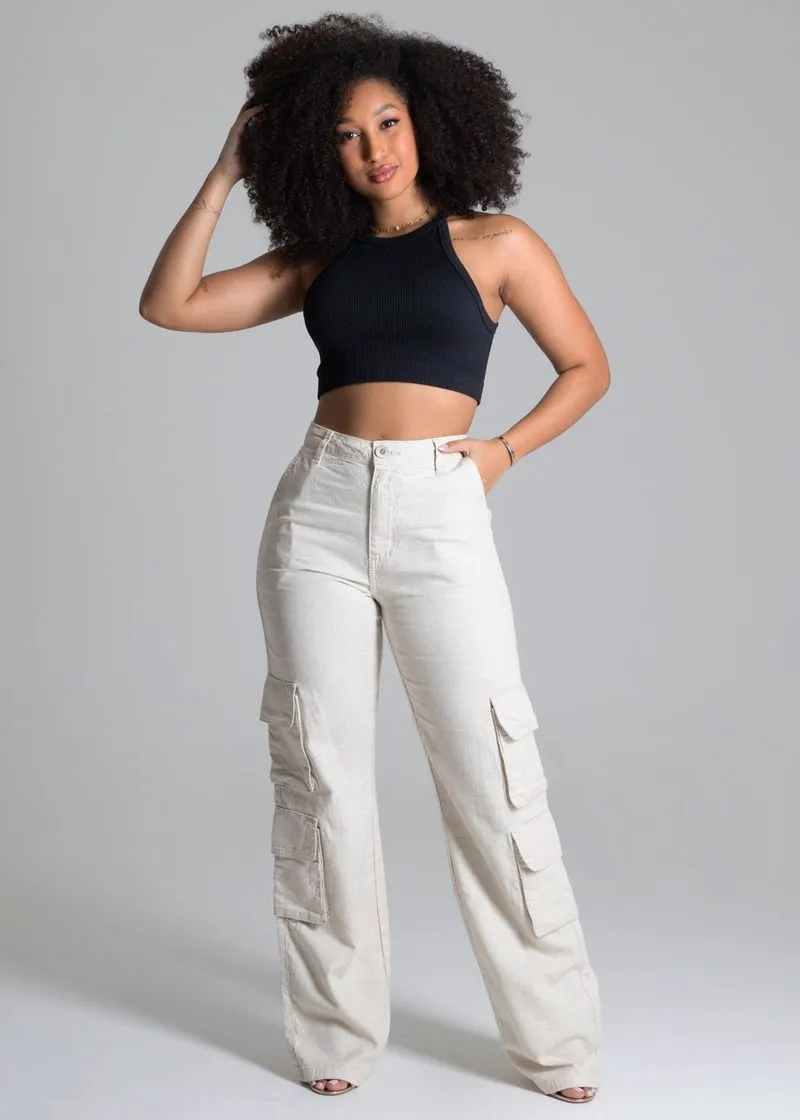 Calça Linho Sawary Wide Leg – 277766