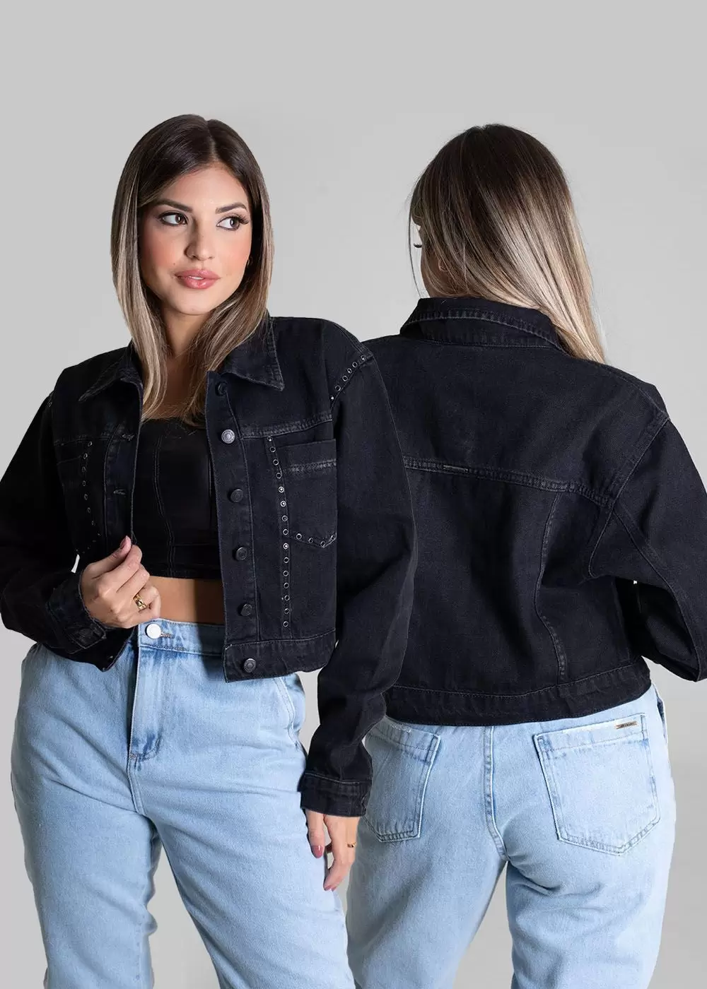 Jaqueta Jeans Sawary – 274395 - Imagem 5