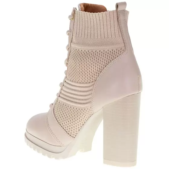 Bota feminina coturno vizzano Knit e Napa - Imagem 4