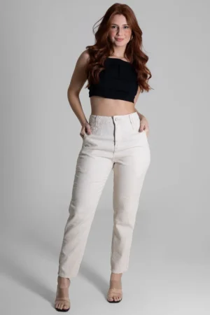 Calça Linho Sawary Mom – 274170