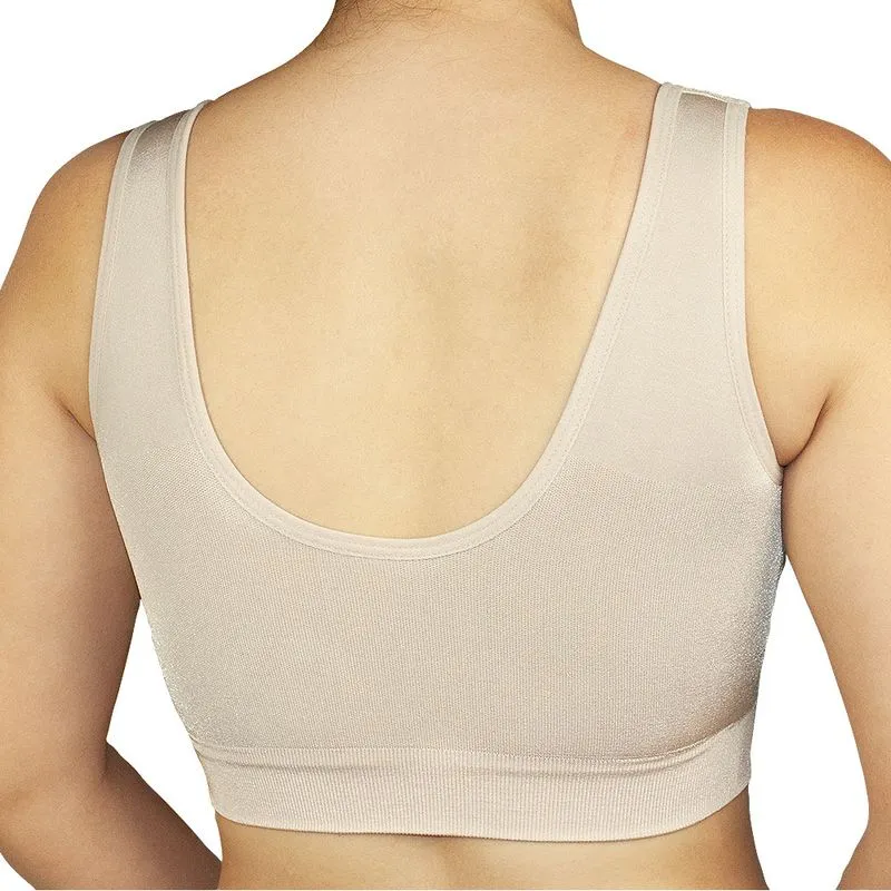 Delrio- Sutiã Sutop DelRio Seamless Com Abertura Frontal Média Sustentação - Imagem 3