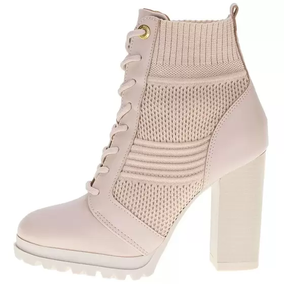 Bota feminina coturno vizzano Knit e Napa - Imagem 2