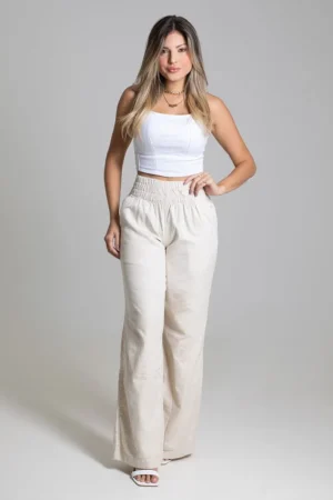 CALÇA LINHO SAWARY PANTALONA