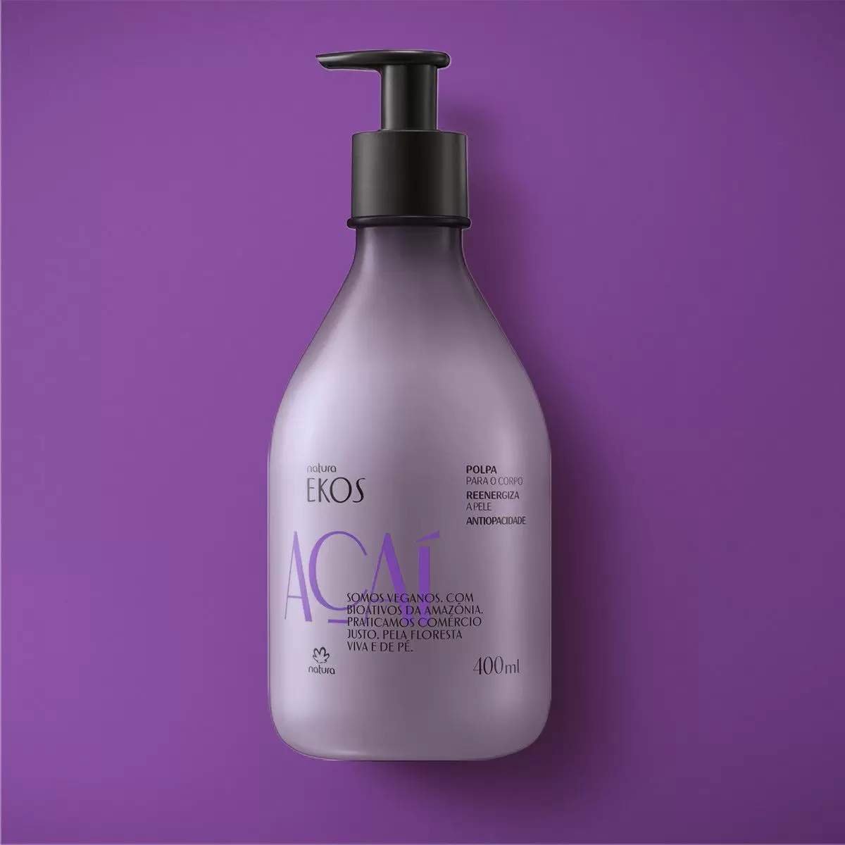 Polpa Hidratante Para o Corpo Natura Ekos Açaí 400ml