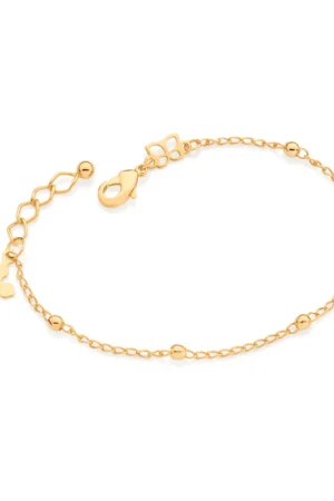 Pulseira Cruz Folheada a Ouro 18k – Rommanel