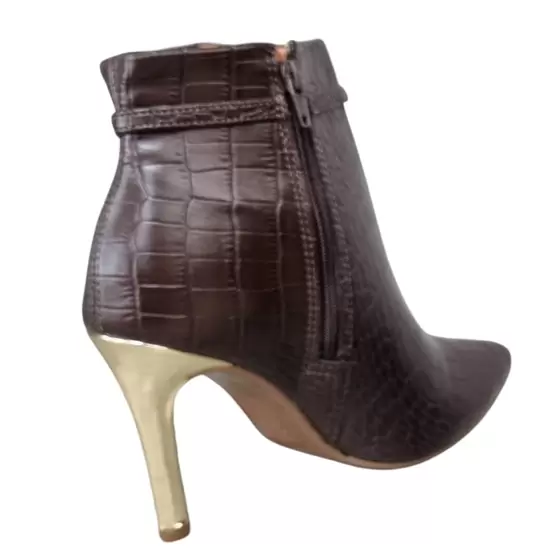 Bota Feminina Bico Fino Salto Agulha Vizzano - Imagem 4