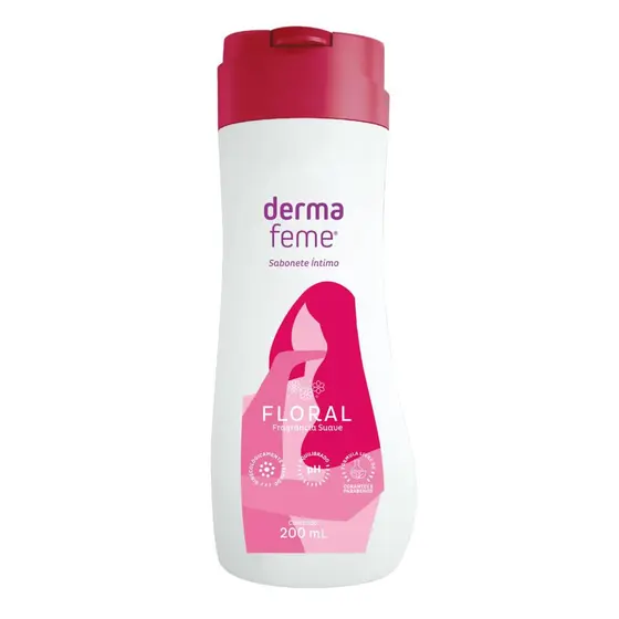 Sabonete Intimo Dermafeme Floral 200ml