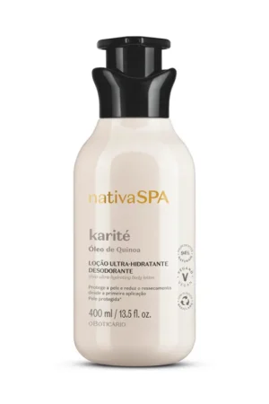 LOÇÃO HIDRATANTE NATIVA SPA KARITÉ, 400ML