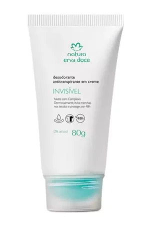 Desodorante Antitranspirante em Creme 80g Erva Doce – Natura
