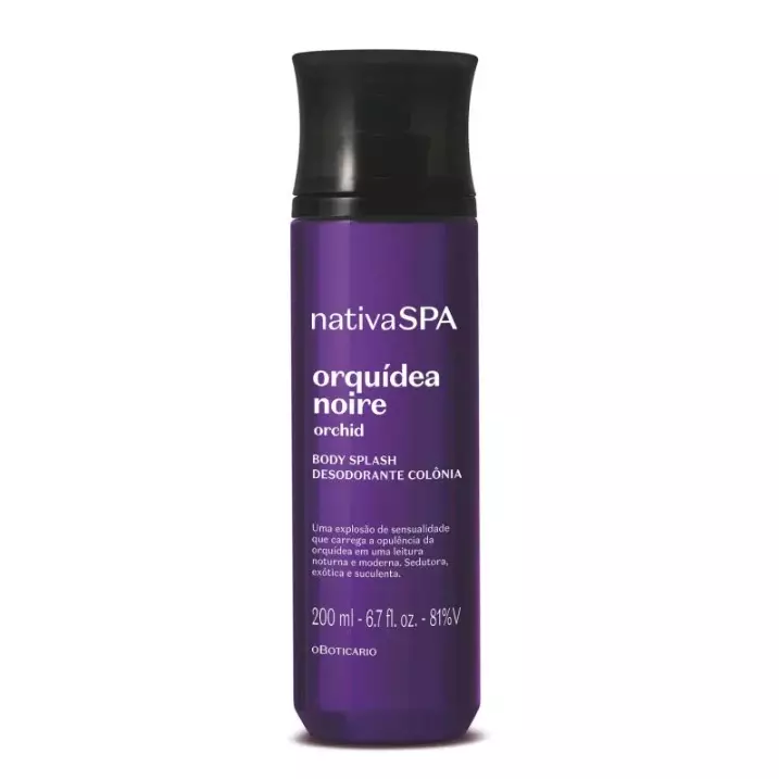 Body Splash Nativa Spa Orquídea Noire – oBoticario – 200ml