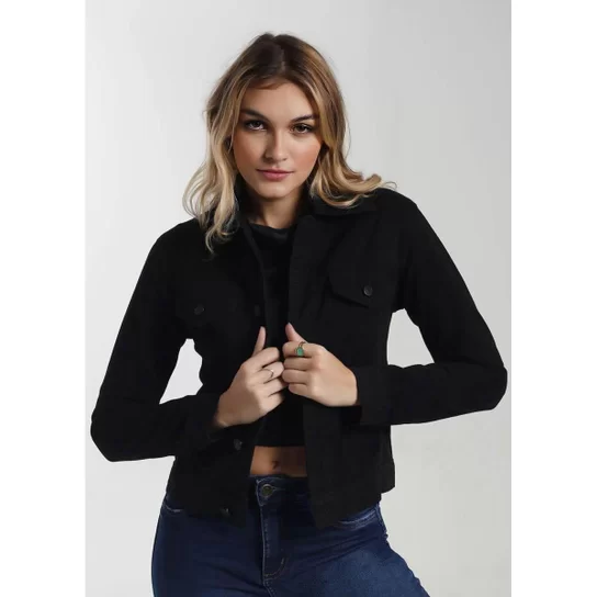 Jaqueta Sarja Sawary Black G