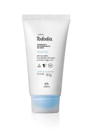 Desodorante antitranspirante em creme Todo dia Leite de Algodão