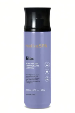 Nativa Spa Lilac Body Splash Desodorante Colônia 200ml