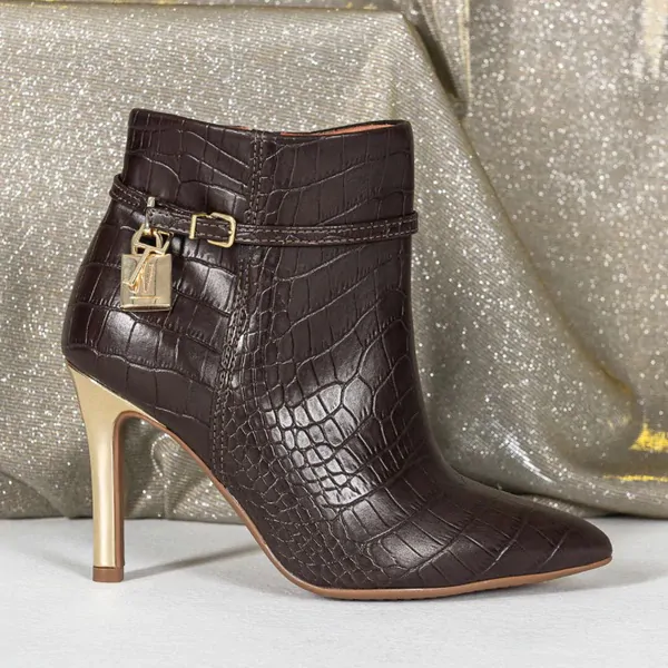 Bota Feminina Bico Fino Salto Agulha Vizzano