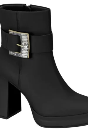 Bota Beira Rio Feminino Ziper e Fívela