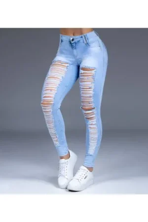 Calça Cigarrete Destroyed Pitbull ref 33295