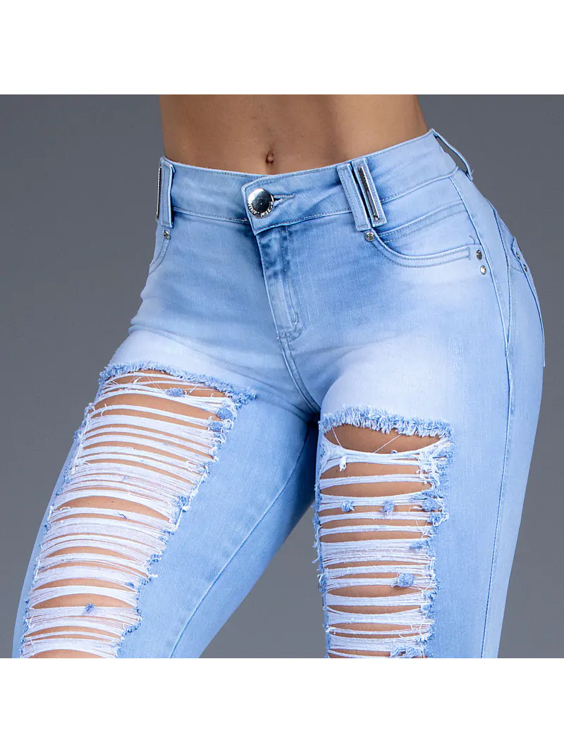 Calça Cigarrete Destroyed Pitbull ref 33295 - Imagem 3