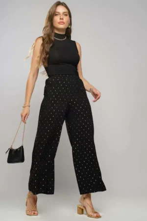 Pantalona Viscose Lurex Salvatore