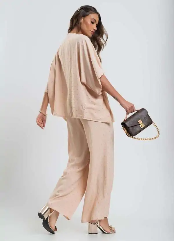 Pantalona Viscose Lurex Salvatore - Imagem 5