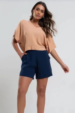 Blusa Morcego Viscolinho Salvatore Fashion