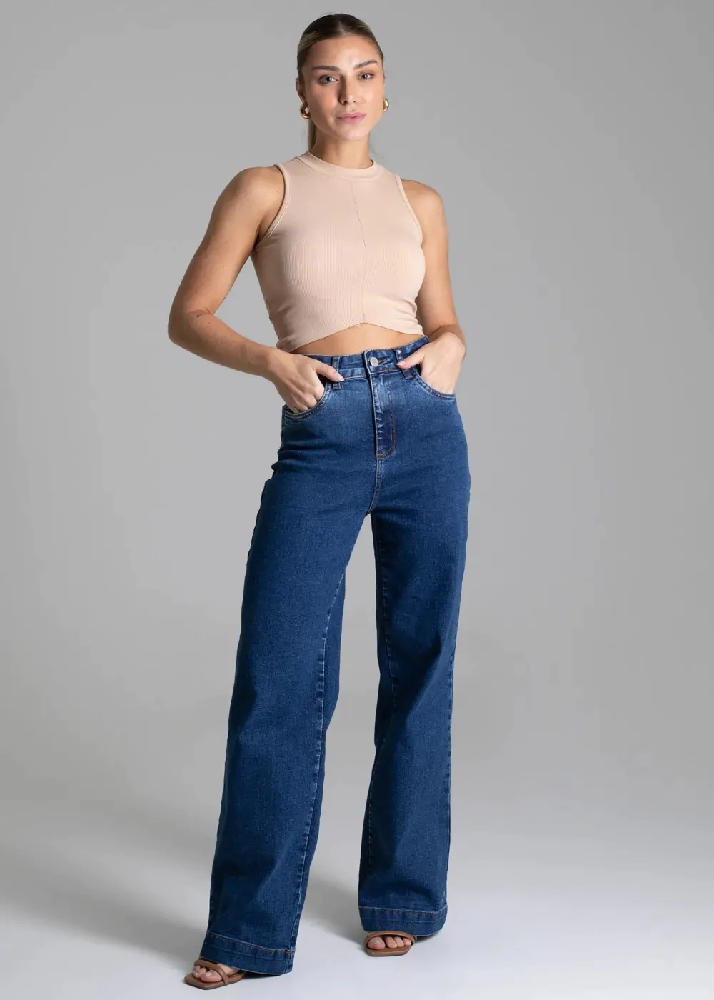 Calça Jeans Sawary Wide Leg – 276777