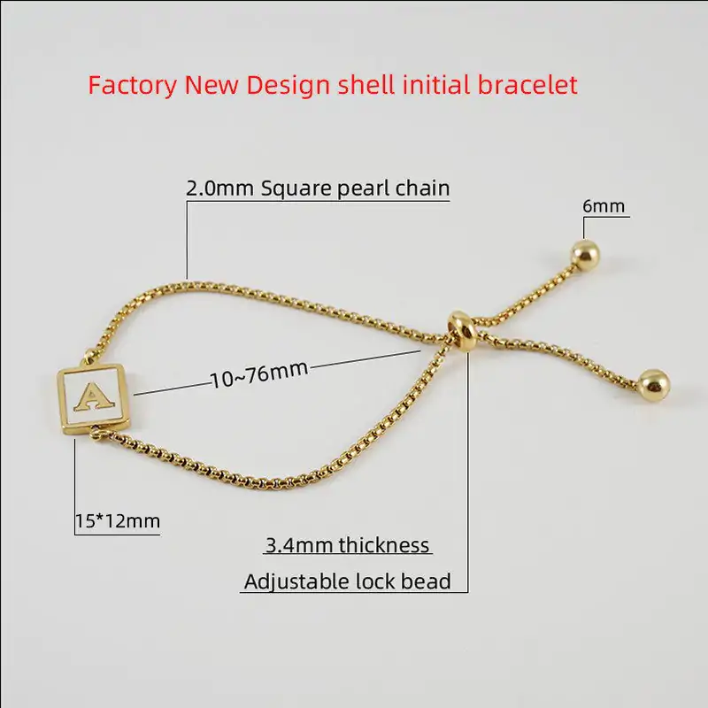 Pulseira Metal Inicial - Imagem 4