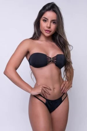 Biquini Tomara que Caia (Preto) – Kaisan