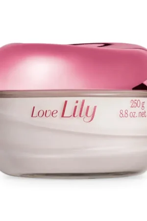 Creme Acetinado Desodorante Hidratante Corporal Love Lily 250g