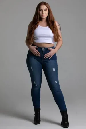 CALÇA JEANS SAWARY PLUS SIZE – 271914