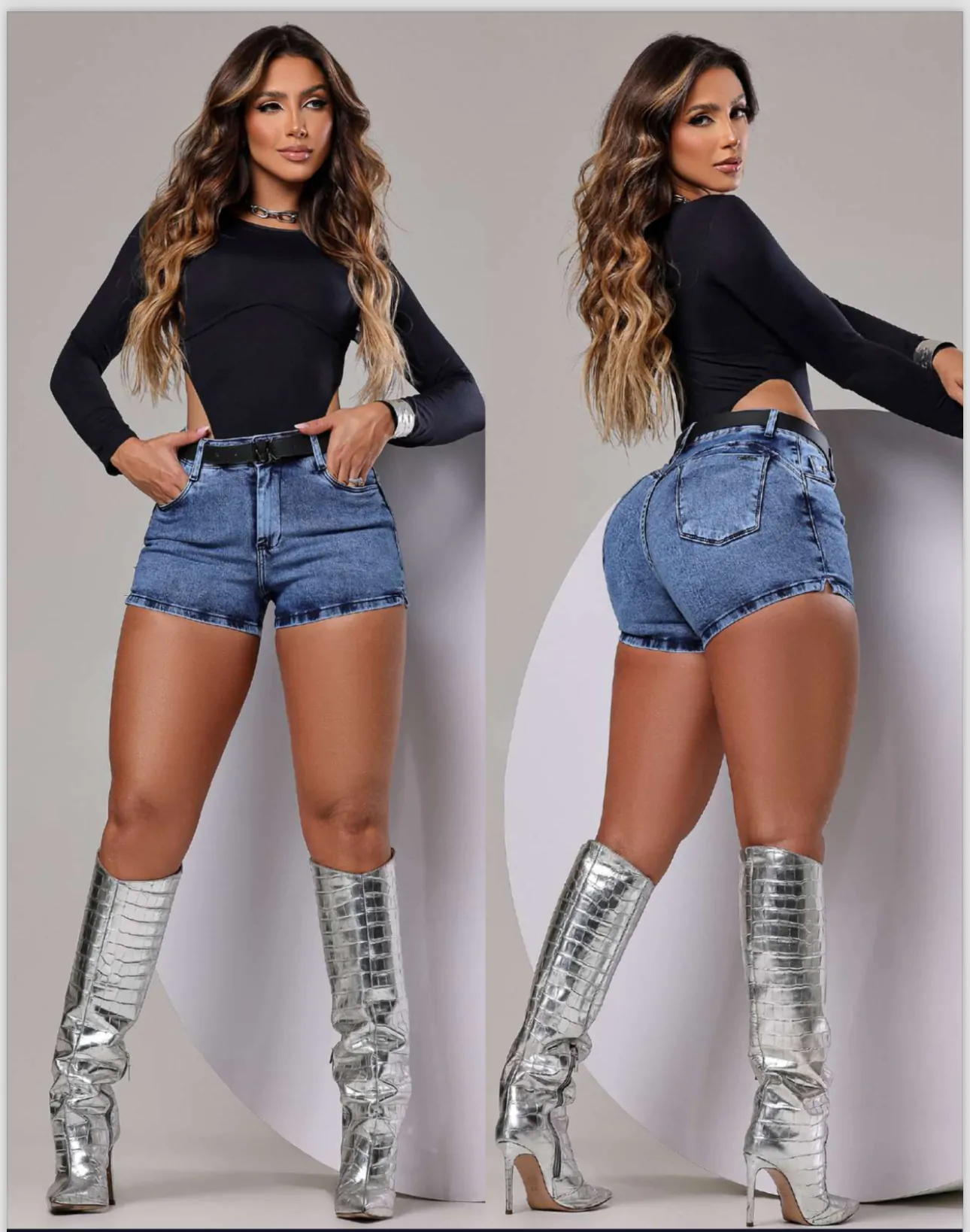 SHORT JEANS FEMININO NEW COLLECTION – SH435-03 - Imagem 3