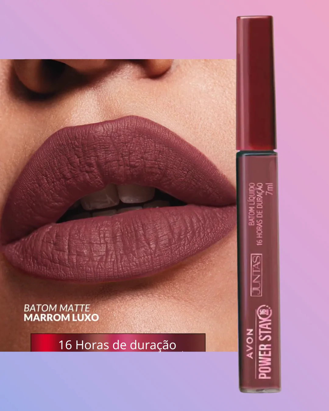 Batom Líquido Avon Power Stay - Imagem 4
