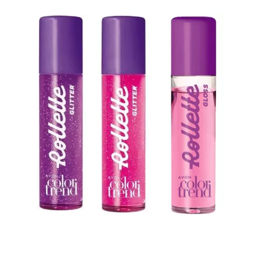 BRILHO LABIAL ROLLETTE GLITTER Avon Color Trend