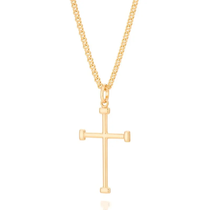 Rommanel PINGENTE CRUZ BANHADO A OURO 18K – TAM.ÚNICO 5422080000 - Imagem 3