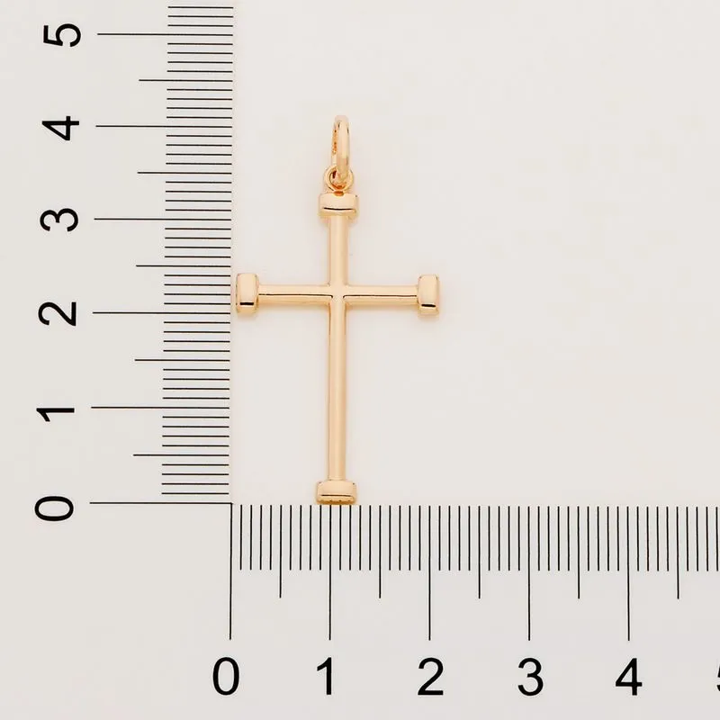 Rommanel PINGENTE CRUZ BANHADO A OURO 18K – TAM.ÚNICO 5422080000 - Imagem 5
