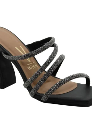 Tamanco Feminino Salto Alto Strass Vizzano – 6493.104