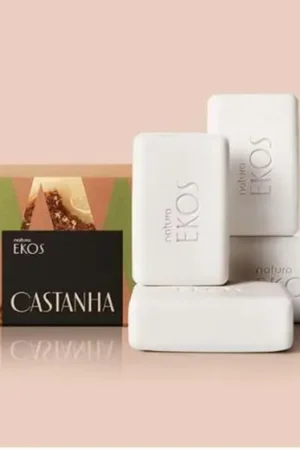 Sabonete Natura EKOS Castanha com 4 Unidades de 100g