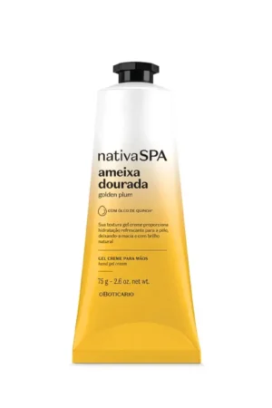 Gel Creme Para as Mãos Nativa Spa Ameixa Dourada 75g