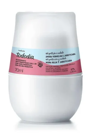 Desodorante Antitranspirante tododia amora vermelha e jabuticaba des rollon 70ml