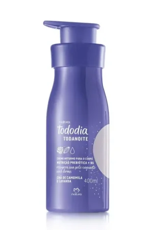 Hidratante Natura Tododia Todanoite – Creme noturno para o corpo Chá de Camomila e Lavanda – 400ml