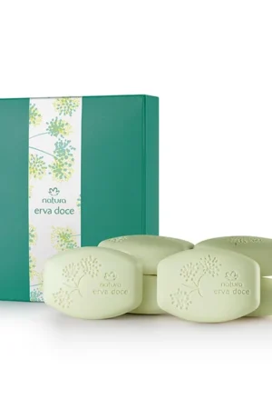 Natura Presente Erva Doce Sabonetes em Barra 6un/50g
