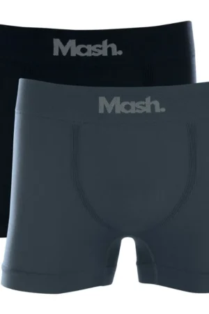 Cueca Mash Boxer Microfibra Sem Costura 711.01 C/2