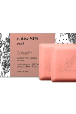 Sabonete em Barra Nativa SPA Rosé 2 unidades de 90g-
