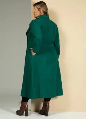 Sobretudo Longo com bolsos - Imagem 4