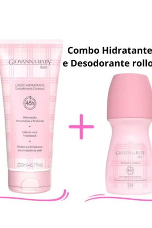 Combo Giovanna Baby Classic Hidratante Corporal 200ml /Desodorante rollon 50ml